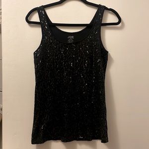 Sequin tank top